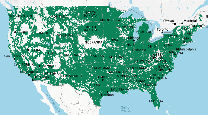 Mint Mobile 4G LTE Coverage