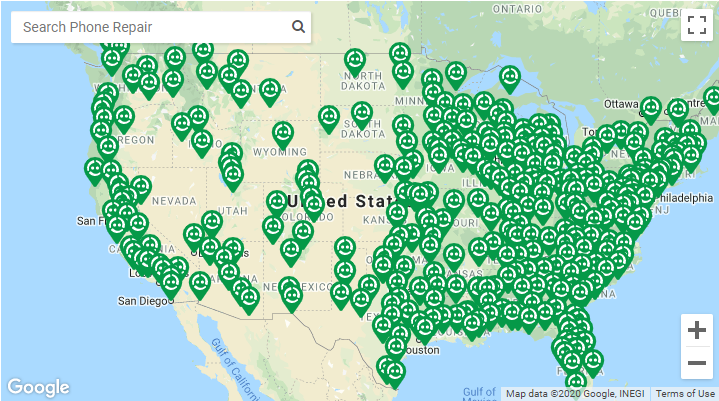 iPhone Repair Map with the Swappa Repair Network