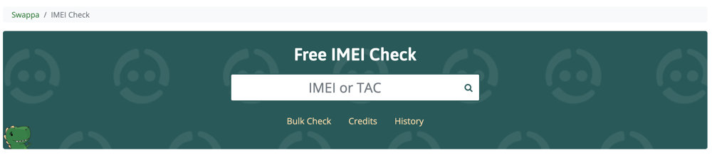 Swappa Free IMEI Check