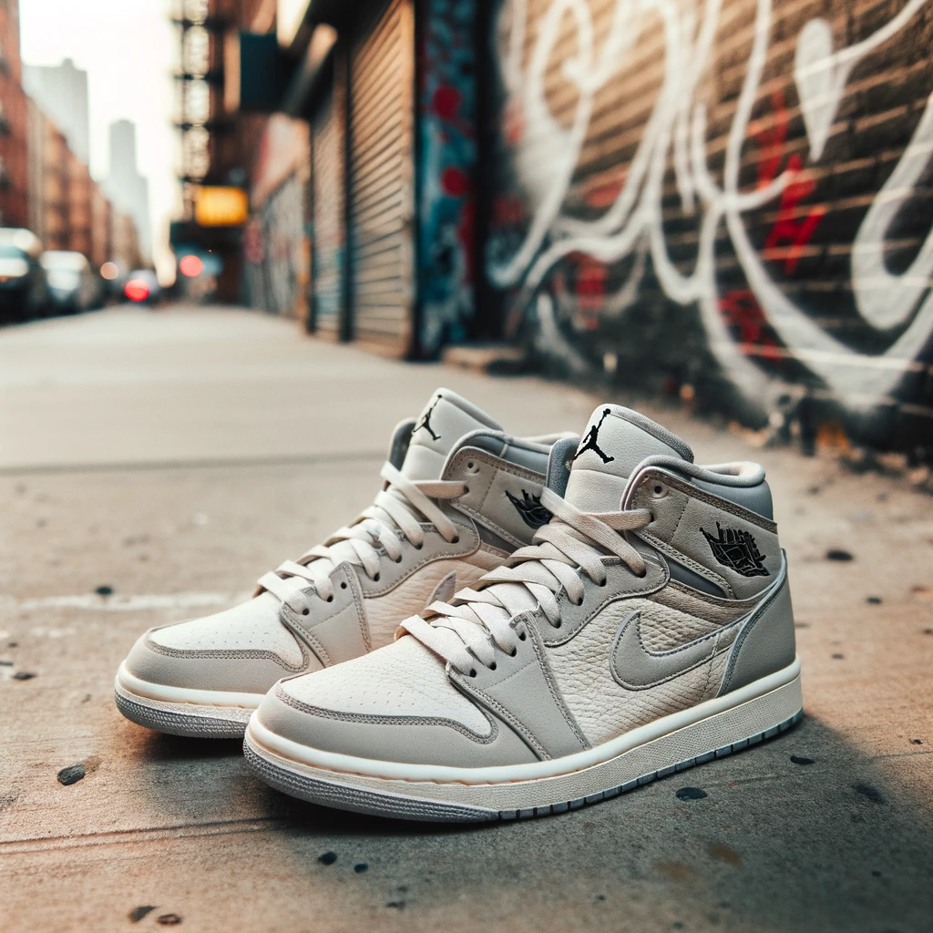 Nike Jordans on the street