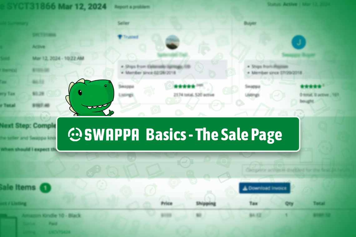 Swappa Basics – Understanding the Sale Page
