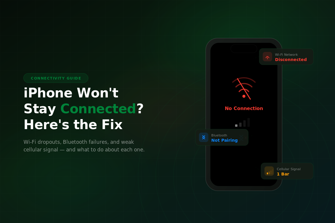 iPhone Won’t Stay Connected?