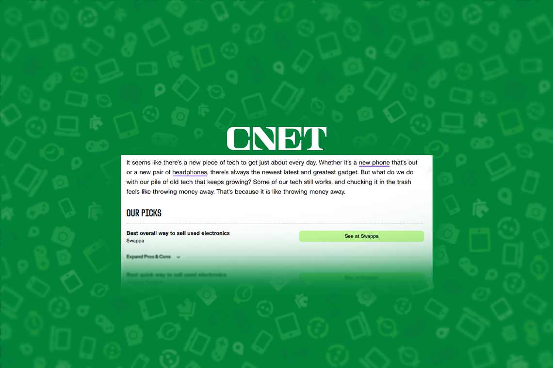 CNET Named Swappa the Best Overall Place to Sell Used Electronics — Here’s Why