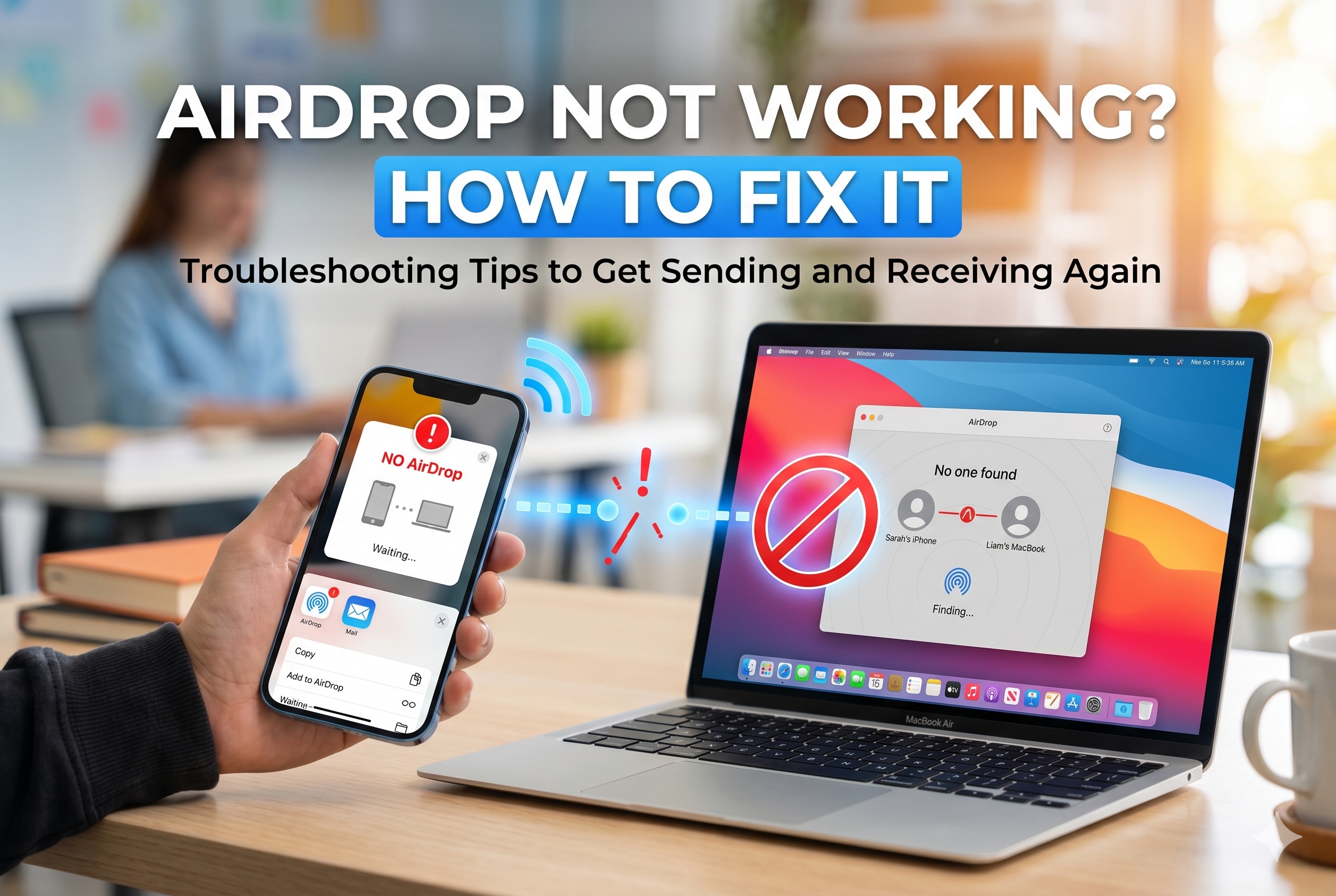 AirDrop Not Working? How to Get It Sending and Receiving Again