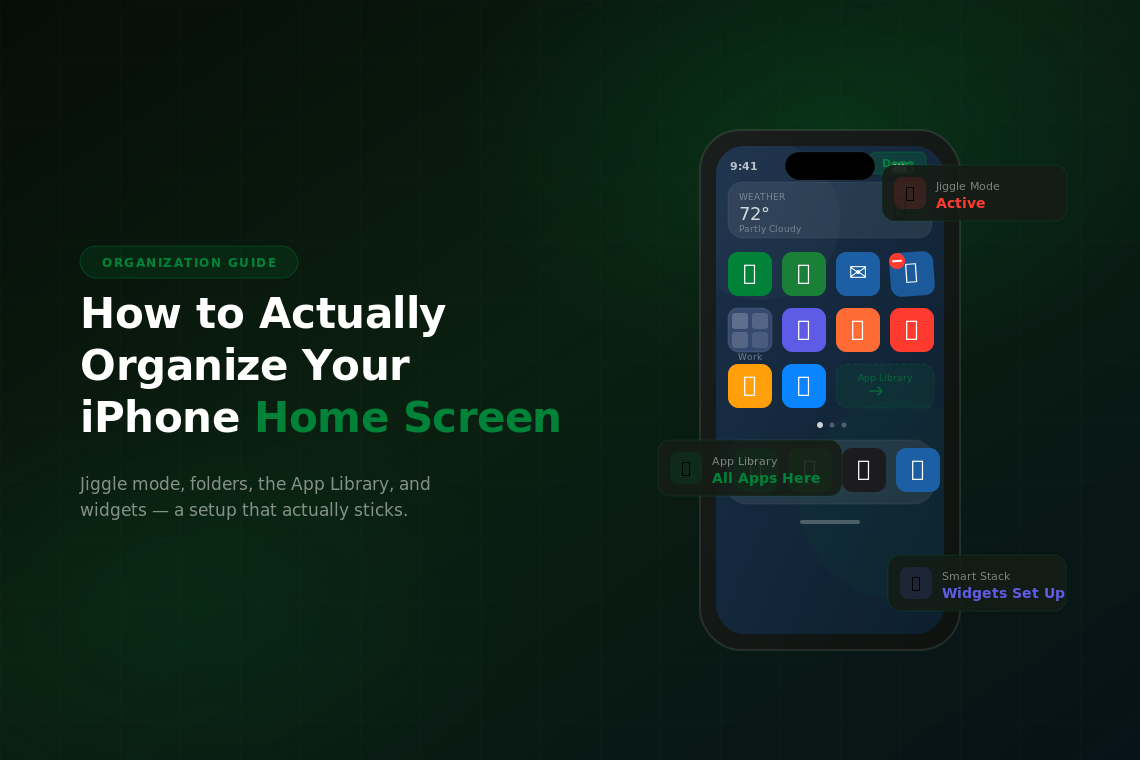 How to Actually Organize Your iPhone Home Screen