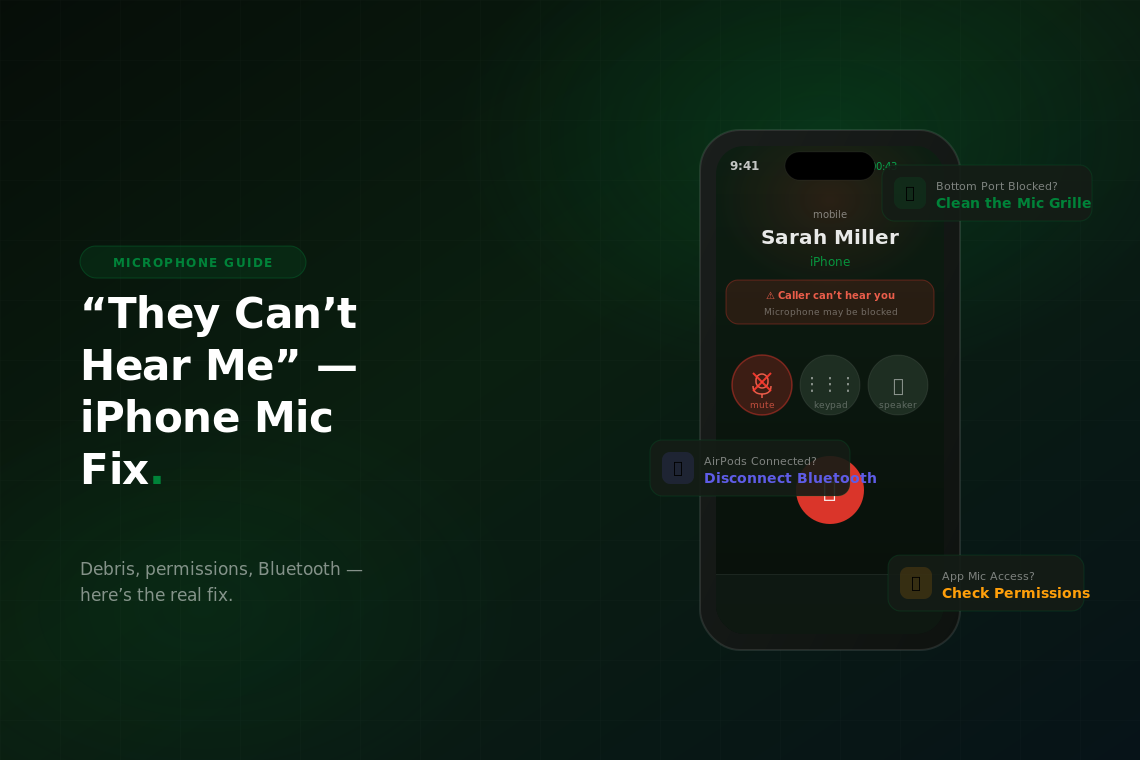 iPhone Microphone Not Working on Calls? Try These Fixes